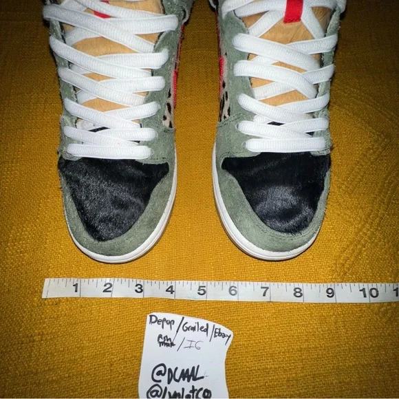 Nike SB Dunk High Premium 420 Dog Walker BQ6827 300 Size US 8.5 no box
